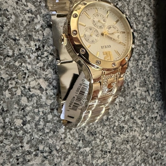 Guess Gold Watches with Silver Accents - Picture 3 of 4